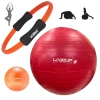 Kit Pilates Arco Flexvel + Overball 25cm + Bola Sua 45cm Yoga Treino Funcional Academia