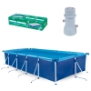 Kit Piscina 7600 Litros Premium + Bomba Filtrante 110v 3600 L/H Mor