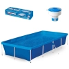 Kit Piscina de Arma��o 3000 Litros Estrutural em A�o Mor + Clorador Flutuante Nautilus