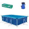 Piscina de Armao 6200 L Premium Retangular + Bomba Filtrante 110v 3028 L/H
