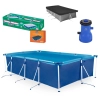 Kit Piscina de Armao 6200 Lts Premium + Capa + Bomba Filtrante 110v 3028 L/H Bel