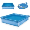 Kit Piscina de Arma��o Infantil 400 Litros + Boia Bote com Fralda Azul