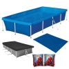 Kit Piscina 3000 Lts Mor + Capa e Forro + Boia de Braço do Homem-aranha