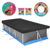 Kit Capa e Forro Piscina 3000 Lt + Boia de Bra�o + Bola + Boia Princesas (piscina N�o Inclusa)