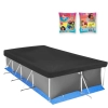 Kit Capa e Forro para Piscina 3000 Lts Mor + Boia de Bra�o Princesas (piscina N�o Inclusa)