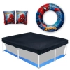 Kit Capa e Forro para Piscina 3000 Litros Mor + Boias do Homem Aranha (piscina N�o Inclusa)