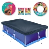 Kit Piscina 3700 L + Capa e Forro Mor + Boias e Bola Infl�vel Princesas