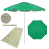 Kit Guarda-sol 1,60 Mts Verde em Bagum + Esteira de Praia Verde em Palha Passeios Piquinique Kit Guarda-sol 1,60 Mts Verde em Bagum + Esteira de Praia Verde em Palha Passeios Piquinique
