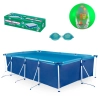 Kit Piscina Premium 6200 L+ �culos Nata��o Infantil Verde+ Bola 40 Cm