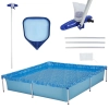 Kit Piscina de Arma��o Infantil 1500 Litros + Aspirador + Peneira + Haste 1,40 Metros