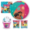 Kit Bola 33 Cm + Boia de Brao Princesas + Baldinho de Praia com 8 Peas em Cores Sortidas