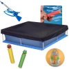 Kit Piscina de Armao 1500l + Aspirador Venturi + Bola + 2 Lana gua + Capa e Forro Proteo
