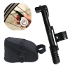 Kit Bolsa para Bicicleta de Selim City Durban 1 Litro + Manmetro e Bomba de Ar para Bicicleta