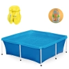 Kit Piscina Estrutural 2000 Litros Mor + Bola Inflvel 40cm + Colete Inflvel 3 a 6 Anos