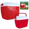 Kit Caixas Trmicas 6 Litros + 18 Litros Vermelha com Ala Mor para Praia e Camping