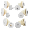 Kit Dispositivos 2 Anti Turbilho + 1 Aspirao + 1 Retorno + 2 Hidromassagem para Piscinas de Fibra