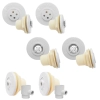 Kit 2 Dispositivos Anti Turbilho + 2 Dispositivos Quebra Onda + 2 Dispositivos Hidromassagem para Piscina Fibra