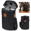 Bolsa Trmica Malbec Preta para 2 Garrafas de Vinho com Ala Ideal para Marmita Passeios Academia e Viagens