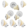 Kit Dispositivos 2 Anti Turbilho + 1 Aspirao + 2 Retorno + 3 Hidromassagem para Piscinas de Fibra