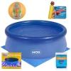 Kit Piscina Infantil 1000 Lts Redonda Inflavel + Capa e Forro + Bola 40cm + Lan�a �gua Bichinhos