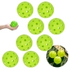 Kit 8 Bolas para Pickleball Leve 40 Furos Cada Bolinha Esporte Outdoor Bel Verde