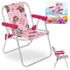 Cadeira de Praia Infantil Patrulha Canina Rosa Aluminio Bel