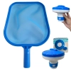 Kit Peneira e Mini Flutuador para Limpeza, Manuteno e Tratamento de Piscina