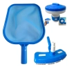 Kit Limpeza de Piscina Mini Flutuador + Peneira + Aspirador para Piscina