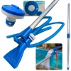 Kit Aspirador com Haste 1 Mt + Mini Flutuador para Limpeza e Manuteno de Piscinas