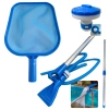 Kit Aspirador + Peneira + Haste 1 M + Mini Clorador para Limpeza Manuteno de Piscinas