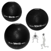 Kit Bola Slam Ball com 8 Kg + 10 Kg + 12 Kg Preta Liveup