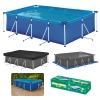 Kit Piscina 5000 Litros Mor Retangular Estrutural em Ao com Capa e Forro