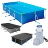 Piscina 5000 L Premium com Capa + Forro + Bomba Filtro 110v 3.600 L/H