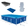 Kit Piscina 10.000 Litros Premium Estrutural + Capa + Forro + Filtro 220v Mor