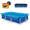 Kit Piscina 3700 Litros Premium Retangular em A�o + Capa para Prote��o Mor