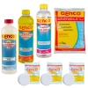Kit Cloro Granulado 1kg + Clarificante + Algicida + Redutor de Ph (ph-) e Pastilhas