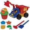 Kit Brinquedo Praia Caminho Truck Balde, Pazinhas, Forminhas