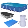 Kit Piscina 7600 L Premium + Capa + Forro + Filtro 110v 2.200 L/H