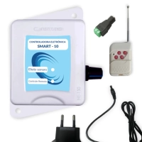 Controladora Eletrnica para Led de Piscina Smart 10 + Fonte de Alimentao + Plug P4 com Borne Femea