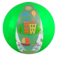 Bola Inflvel 40 Cm Infantil Verde Mor