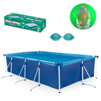Kit Piscina Premium 6200 L+ culos Natao Infantil Verde+ Bola 40 Cm