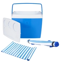 Kit Praia Azul com 1 Esteira 1,80 M + Caixa Trmica Cooler 19 L