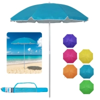 Guarda Sol Al-mare Neon 1,60 Metros em Aluminio Fps 60 Polister Colorido para Praia e Piscina