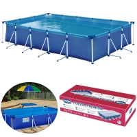Piscina 10000 Litros Premium Mor Retangular Estruturada em Ao