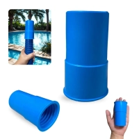 Ponteira de Borracha para Mangueira 38 Mm para Aspirao de Piscina Rosca Esquerda Nautilus