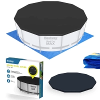 Kit para Piscina Estrutural 3,66 Mts Bestway + Forro 3,70m X 3,70m (arma��o N�o Inclusa)