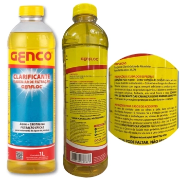 Clarificante e Auxiliar de Filtrao Genco Genfloc 1 Litro