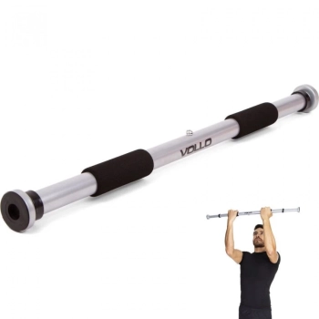 Barra de Porta Fitness com Pegadas Anatmicas Revestidas Vollo Exerccios em Casa