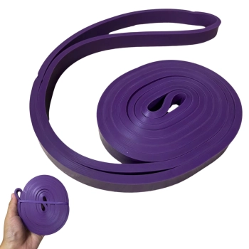 Kit Faixa Elstica Super Band Super Leve + Rolo para Exerccios Alongamento e Equilbrio 90cm