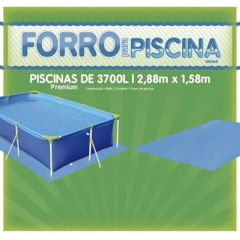 Kit Capa + Forro para Piscina de 3700 Lts Mor + Bomba Filtrante 110v 3028 L/H